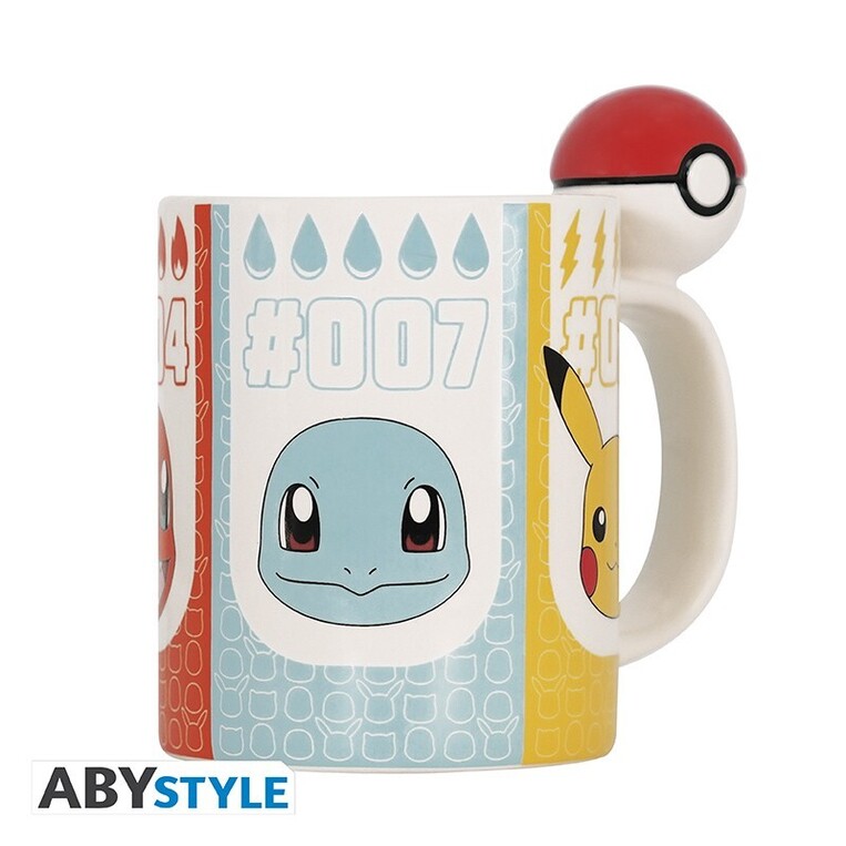 Pokemon Mug 3D handle Pokéball - ABYMUGA368