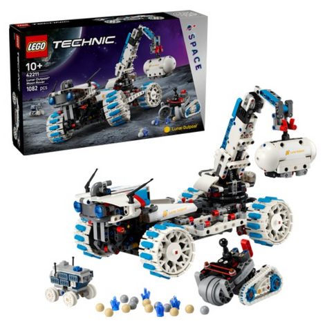 LEGO Technic Lunar Outpost Moon Rover Space Vehicle - 42211