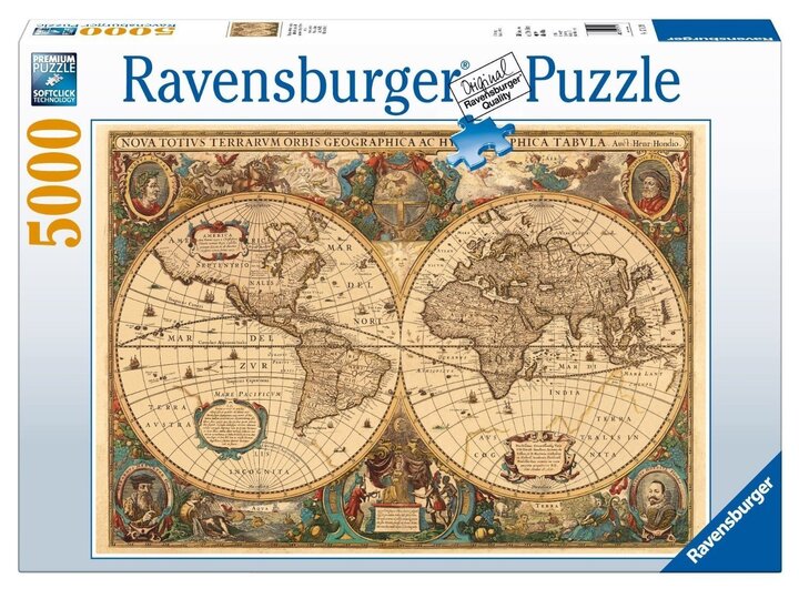 Ravensburger Puzzle  5000 Τεμ Ιστορικός Χάρτης  (05-17411)