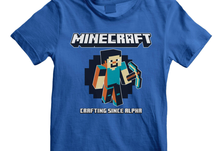 Minecraft – Crafting Since Alpha (Kids T-Shirt) - MIN01416TKC- 5-6