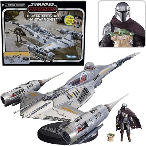 Star Wars The Mandalorian Vintage Collection Vehicle The Mandalorian's N-1 Starfighter Action Figure - F8366