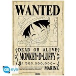One Piece Parchment Poster Wanted Luffy 66 x 46 cm - GBYDCO606