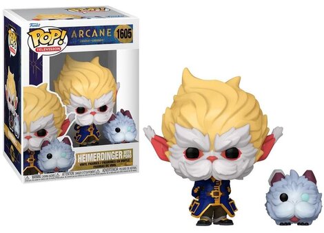 Funko POP! Arcane: League of Legends - Heimerdinger with Poro Figure #1605