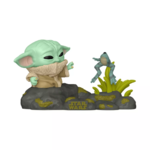 Funko Pop! Deluxe: Mandalorian - Din Grogu with Frog #720 Bobble-Head Vinyl Figure