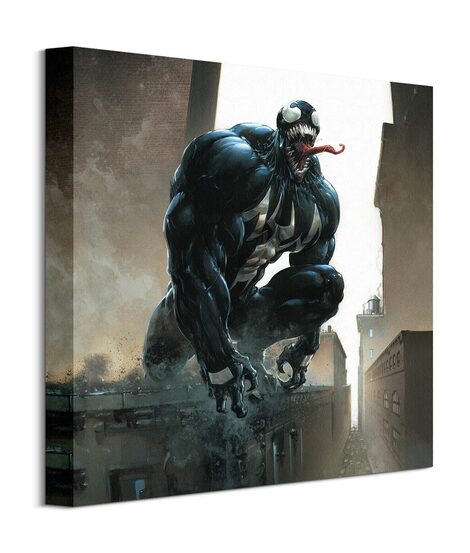 Marvel Venom (Stalking Its Prey) Canvas 40 x 40cm - WDC101157