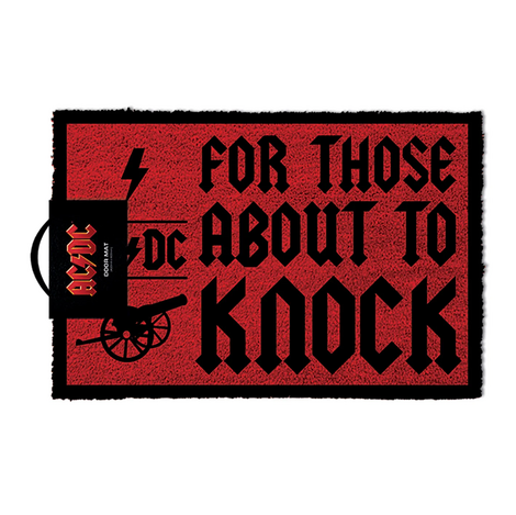 AC/DC (For Those Who Knock) Coir Doormat - GP85128