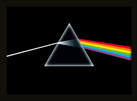 Pink Floyd (Dark Side of the Moon) Wooden Framed Print 30 x 40cm - FP10346P