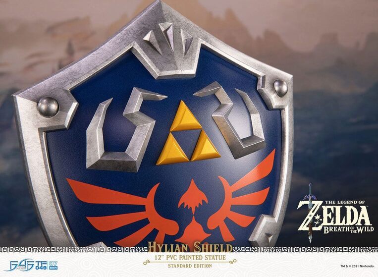 The Legend of Zelda Breath of the Wild PVC Statue Hylian Shield Standard Edition 29 cm - F4FBOTWHS