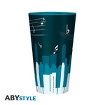 Hatsune Miku Large Glass 400ml Musical City - ABYVER291
