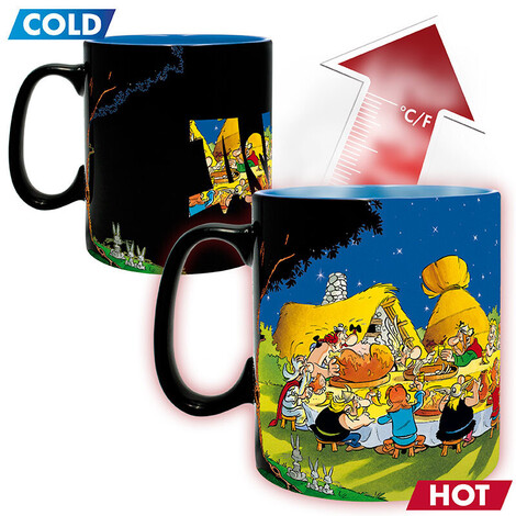 Asterix Mug Heat Change 460ml Banquet - TGGMUG278