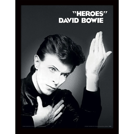 David Bowie (Heroes) Wooden Framed Print (30x40) - FP12355P
