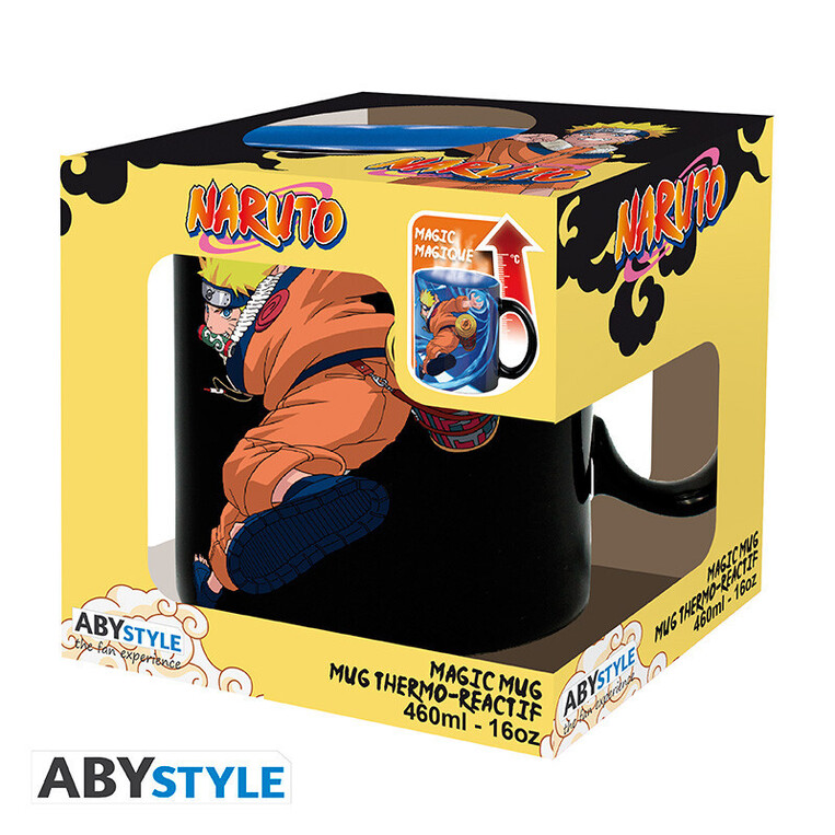 Naruto - Mug Heat Change - 460 ml- Naruto & Sasuke - ABYMUGA500