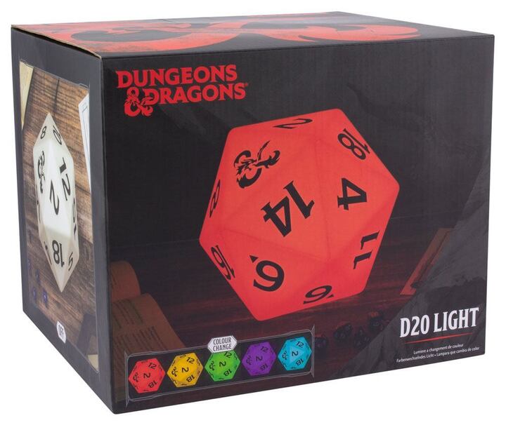 Dungeons & Dragons D20 Dice Multi Color Light - PP6639DD