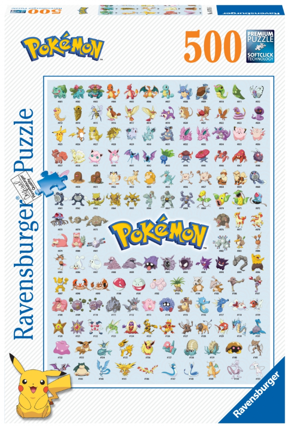 Ravensburger Puzzle: Pokemon 500 pcs - 12000511