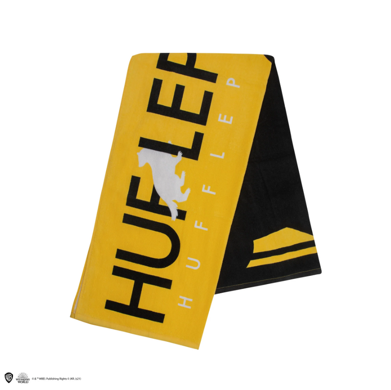 Harry Potter Beach Yellow Towel Hufflepuff 140 x 70 cm - CR2814