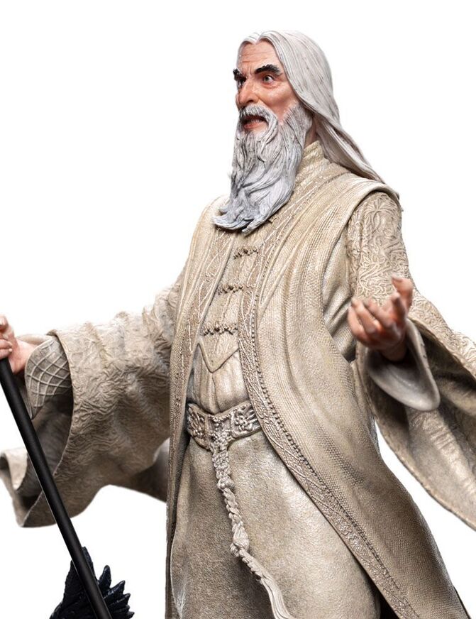 The Lord of the Rings Figures of Fandom PVC Statue Saruman the White 26 cm - WETA865203915
