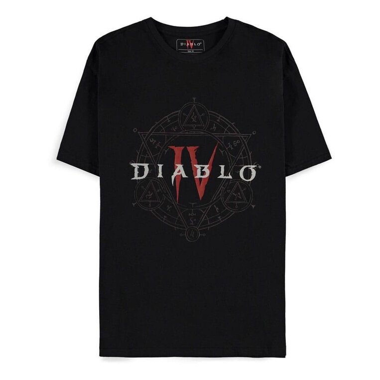 Diablo IV - Pentagram Logo Black T-Shirt - TS203520DIA