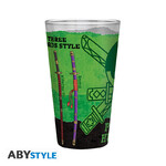 One Piece Large Glass 400ml Zoro - ABYVER297