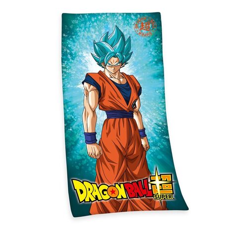 Dragon Ball Super Towel Super Saiyan God Super Saiyan Son Goku 150 x 75 cm (multicolor)  - HHE6116402516