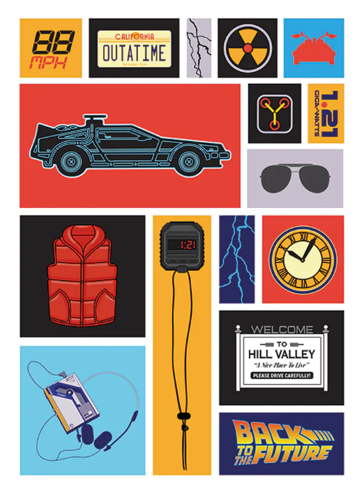Back to the Future (Collection) Canvas Prints 30x40cm - DC12220