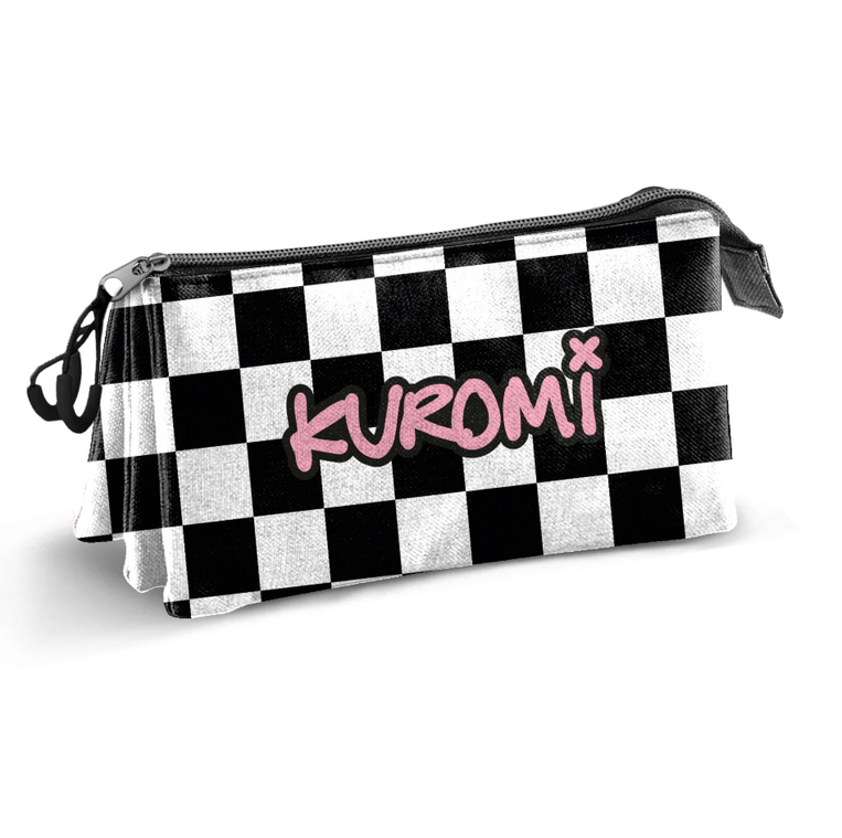 Kuromi Hello Kitty Triple Pencil Case - KMN08714