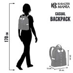 Wednesday Varsity backpack (black) - KMN06144