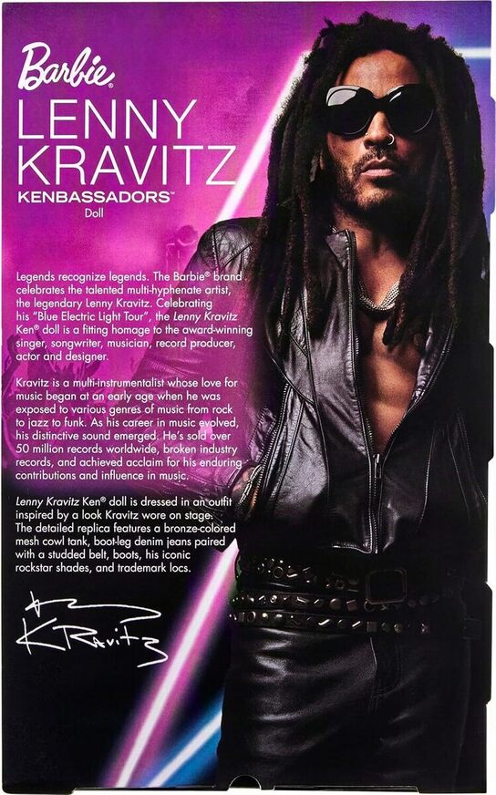 Barbie Signature Kenbassadors Lenny Kravitz Doll - JBJ43