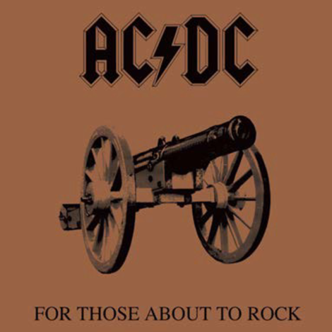 AC/DC - For Those About To Rock Canvas 40x40 - DC95982C