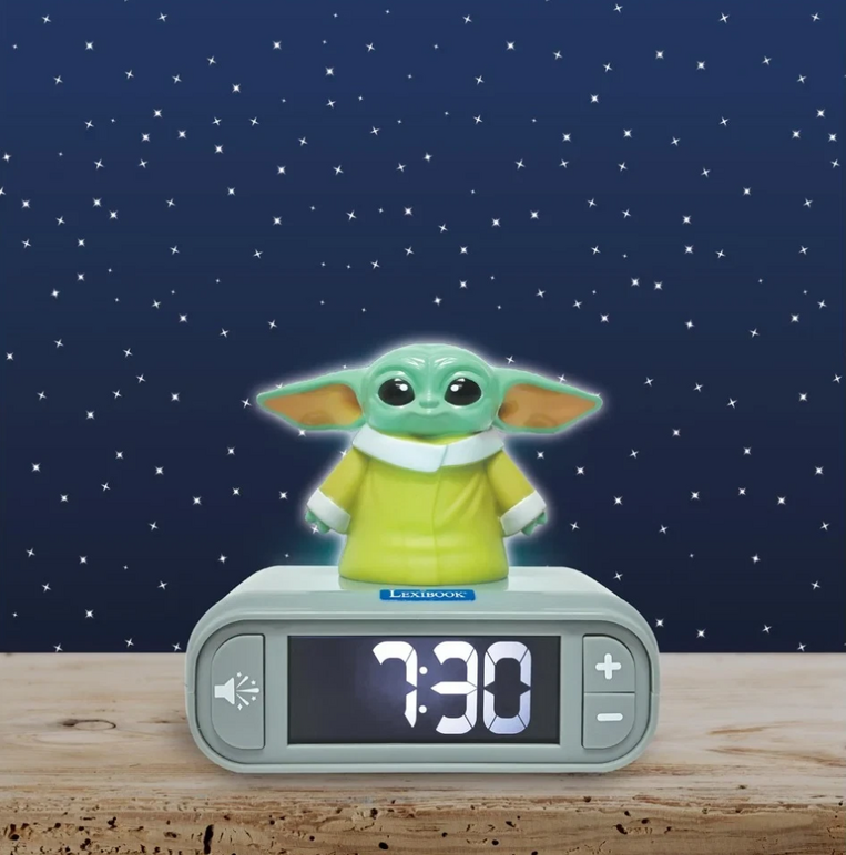 Disney Stars Wars Night Light Alarm Clock with Sounds - 25.RL800SW