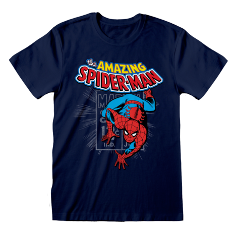 Marvel Comics Spider-Man Kids T-Shirt Navy - MAR00526TKC