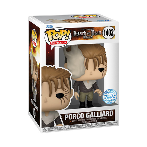 Funko POP! Attack on Titan - Porco Galliard #1402 Figure Special Edition