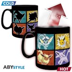Pokemon Mug Heat Change - 460 ml ceramic - Eevee - ABYMUGA281