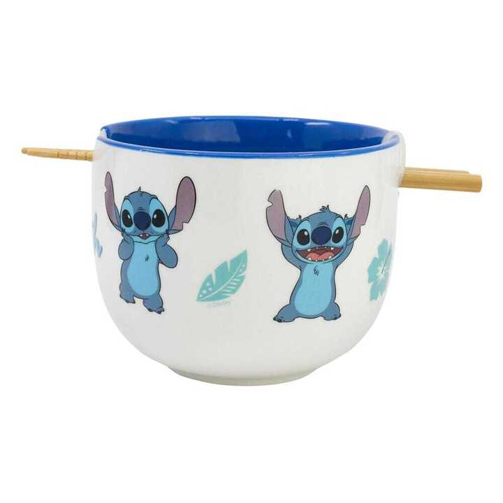 Disney Lilo & Stitch Ramen Bowl with Chopsticks Stitch - STR75864