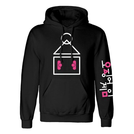 Squid Game Hooded Sweater Symbol and Logo - SQG02956HSB