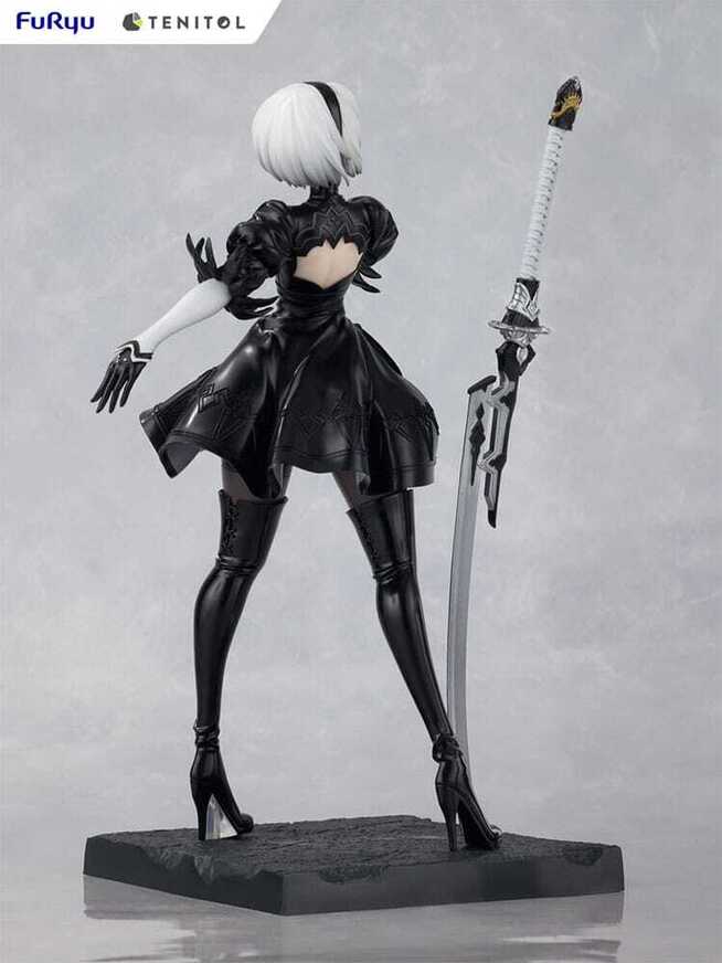 NieR:Automata Tenitol PVC Statue 2B Ver1.1a 22 cm - FRYU40700