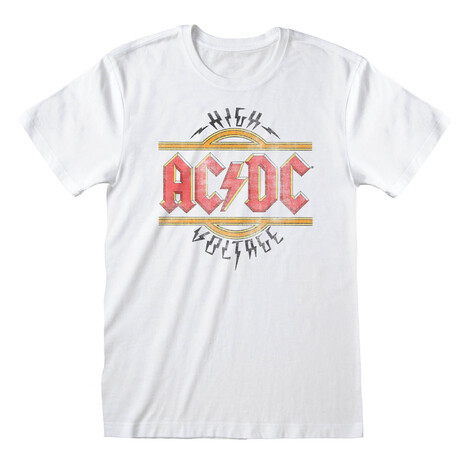 Ac/Dc: Vintage High Voltage T-Shirt Unisex - ACD01745TSW