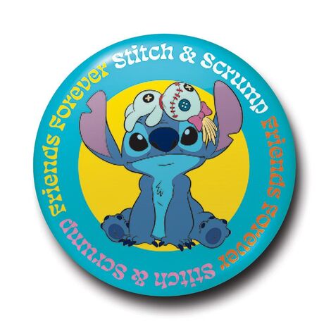 Lilo & Stitch Stitch & Scrump Button Badge 25mm - PB0128
