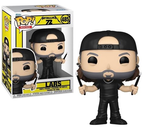 Funko POP! Rocks: Metallica - Lars (72 Seasons) #485 Figure 