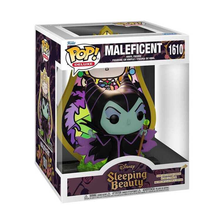 Funko Pop! Deluxe: Disney Sleeping Beauty - Maleficent (Stained Glass) #1610 Vinyl Figure
