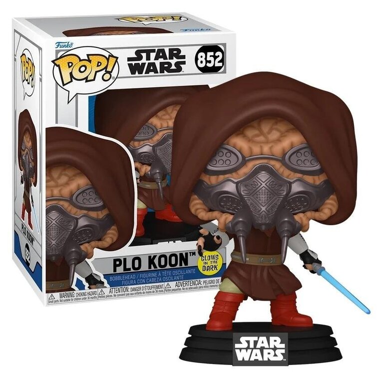 Funko POP! Star Wars - Plo Koon (GITD) #852 Figure 