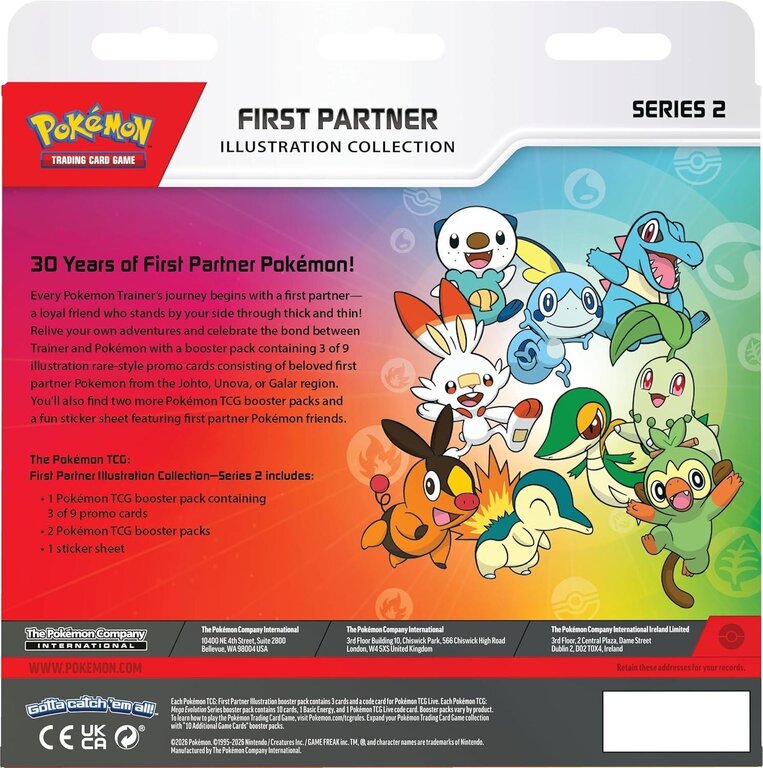 Pokemon TCG Mega Evolution - First Partner Illustration Collection Series 2 - POK103951