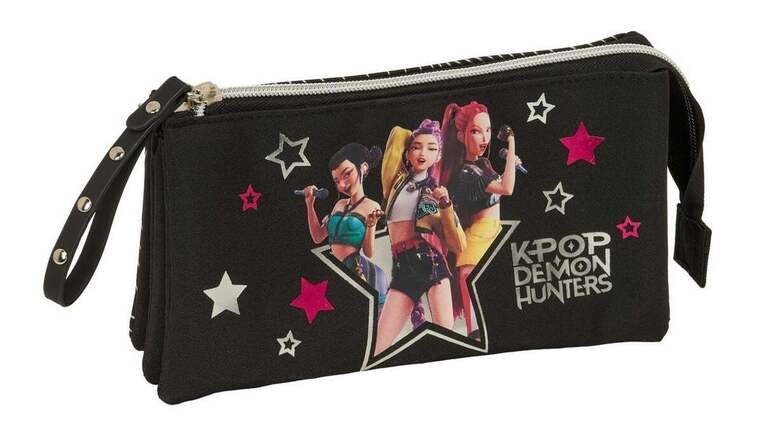 K-POP Demon Hunters Energy Triple Pencil Case - SF65145