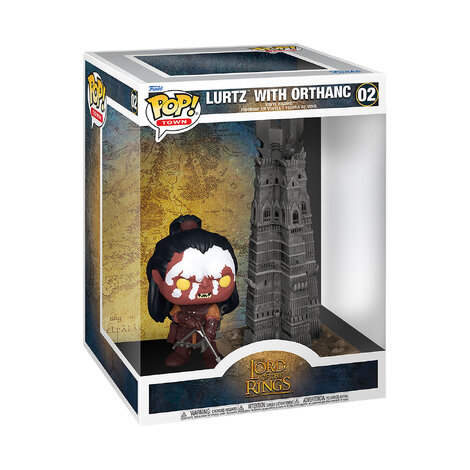 Funko POP! Town: The Lord of the Rings - Lurtz with Orthanc Figure #02