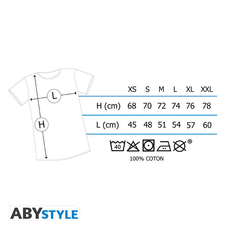 One Piece T-shirt Men Chocolate Wanted Luffy - ABYTEX847- XL