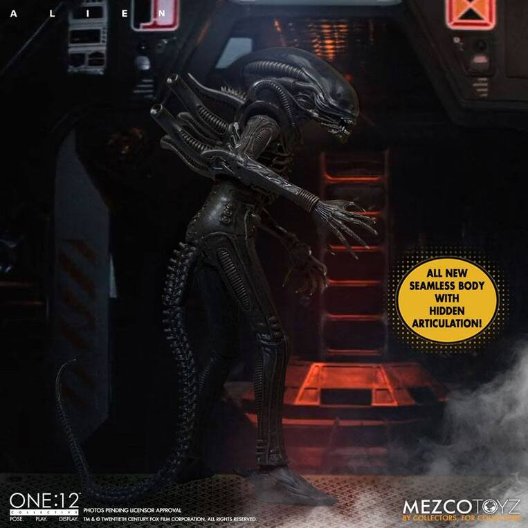 Alien Action Figure 1/12 Alien 18 cm - MEZ76114