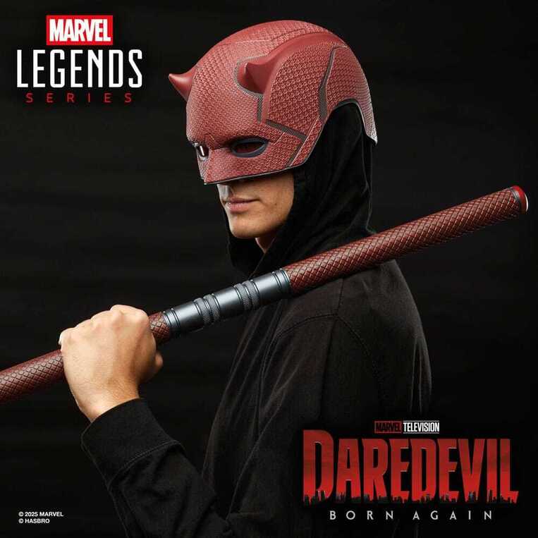 Marvel Daredevil: Born Again Premium Roleplay Mask and Billy Club - G1598