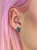 Iron Maiden Stud Earrings: Piece of Mind Eddie (Metal) - PE6