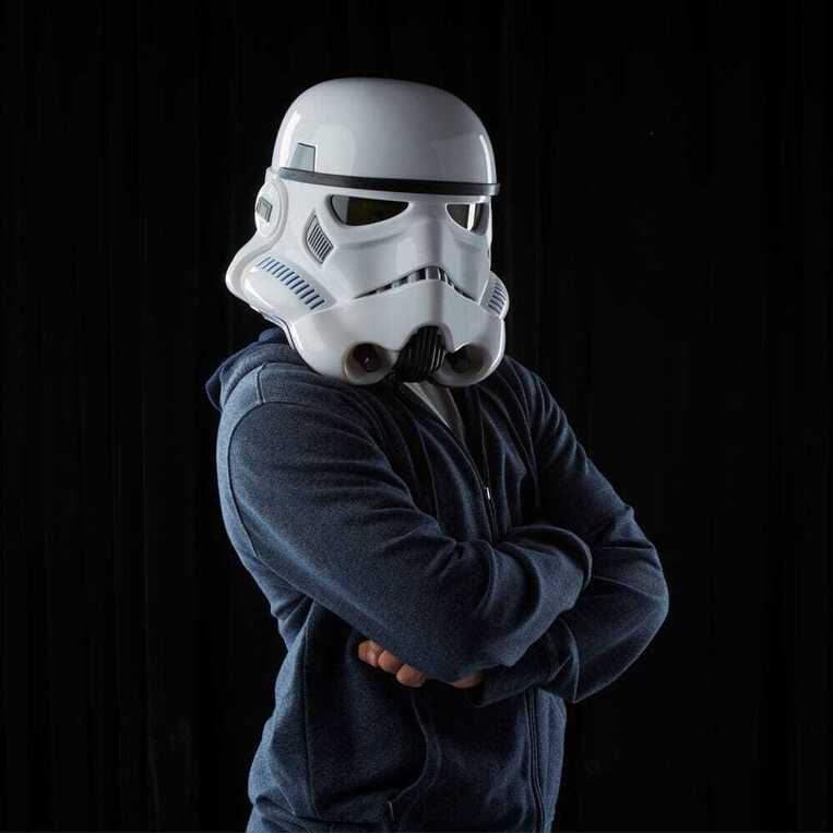 Star Wars Rogue One Black Series Electronic Helmet Imperial Stormtrooper - B7097