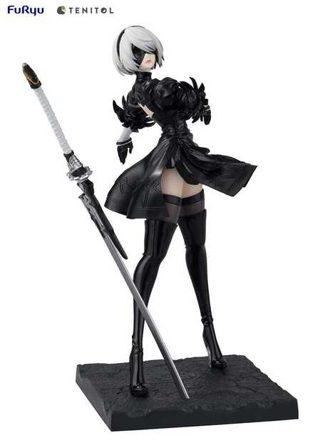 NieR:Automata Tenitol PVC Statue 2B Ver1.1a 22 cm - FRYU40700