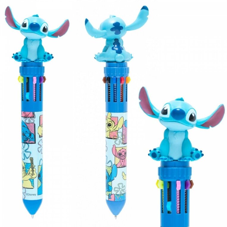 Lilo & Stitch 3D Stitch Στυλό με 10 χρώματα - NS231015